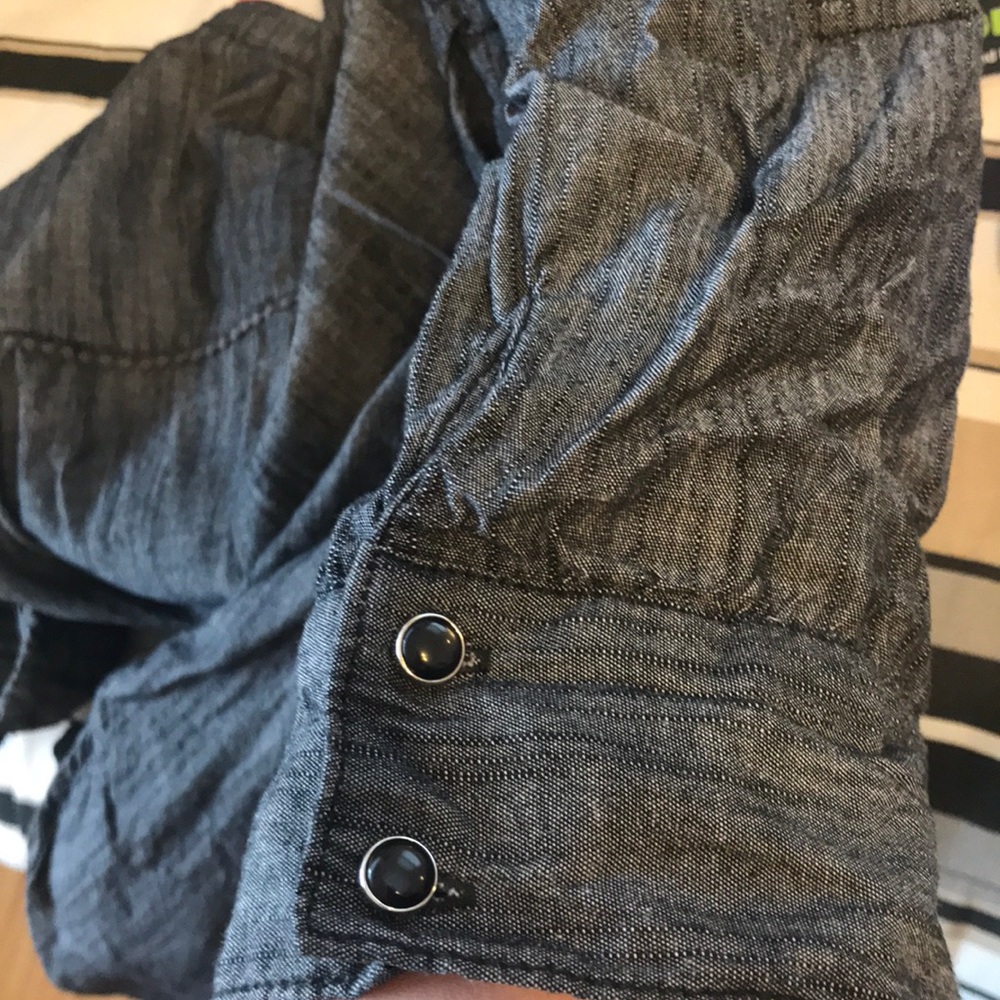 Jean button down tunic - Picture 6 of 6